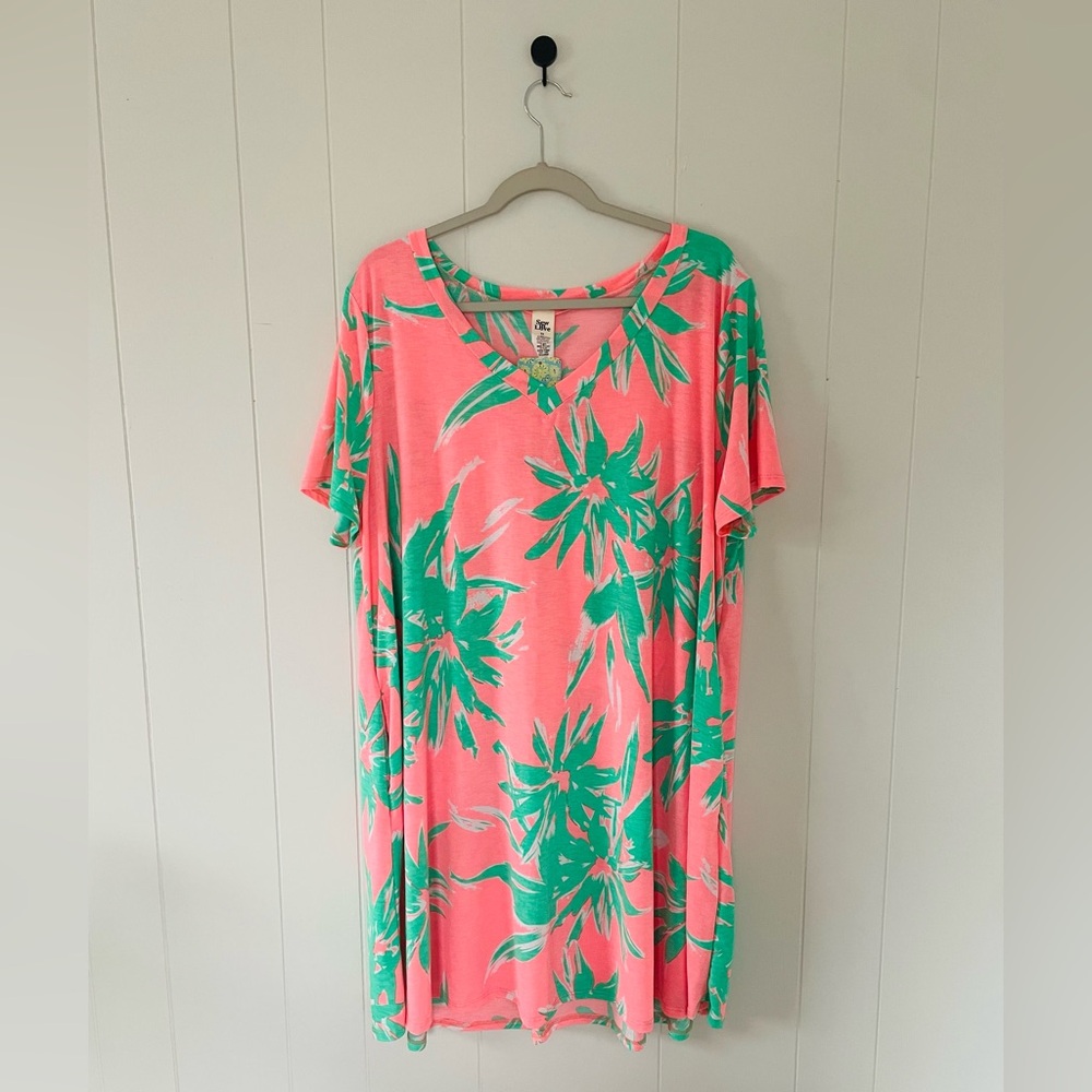 Sew In Love Pink and Green Dress